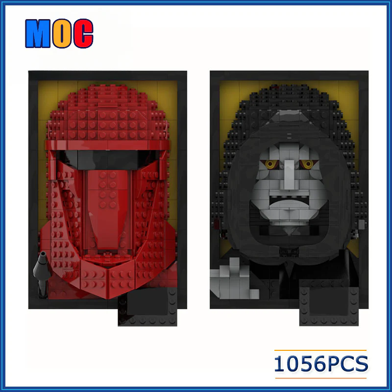 1056pcs MOC-76359 Imperial 3D Frames - Palpatine and Royal Guard