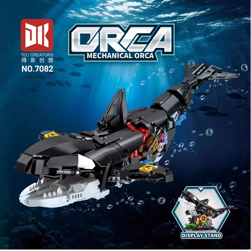 1096PCS DK Mechanical Shark/Orca - Image 3