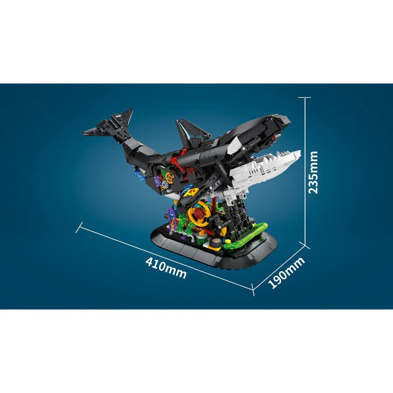1096PCS DK Mechanical Shark/Orca - Image 9