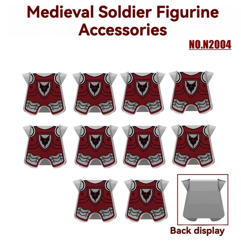 10pcs N2001-N2006  Medieval Soldier Minifigure Accessories - Image 5
