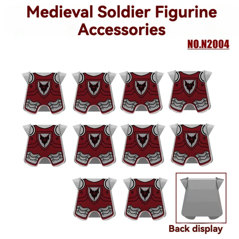 10pcs N2001-N2006  Medieval Soldier Minifigure Accessories - Image 8