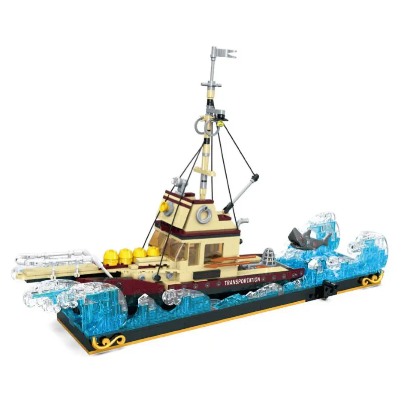1109 pcs XJD JD074 Shark Attack
