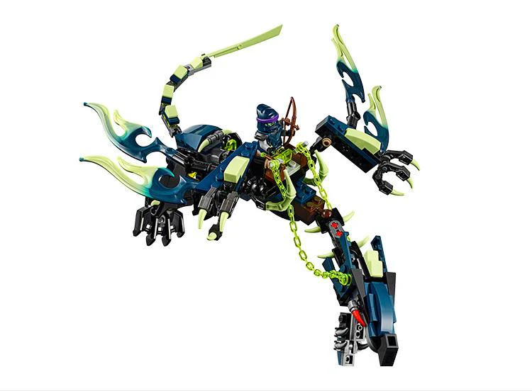 1253PCS King 89008  ninjago 06020 Ninjago Figure Final Flight of Destiny's Bounty 70738 - Image 3