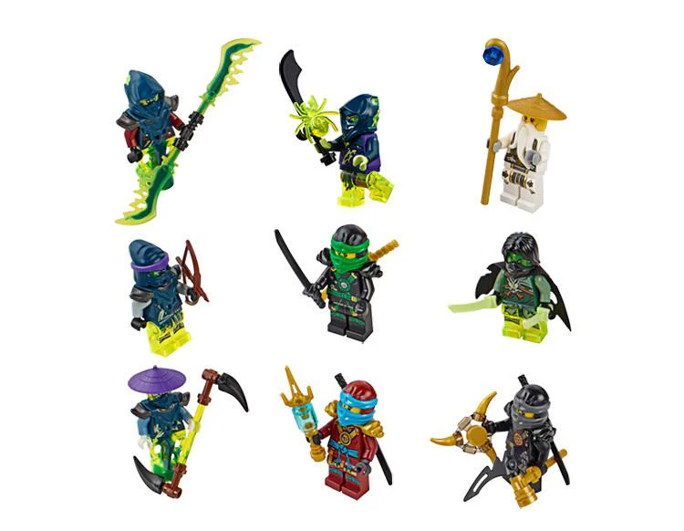 1253PCS King 89008  ninjago 06020 Ninjago Figure Final Flight of Destiny's Bounty 70738 - Image 4