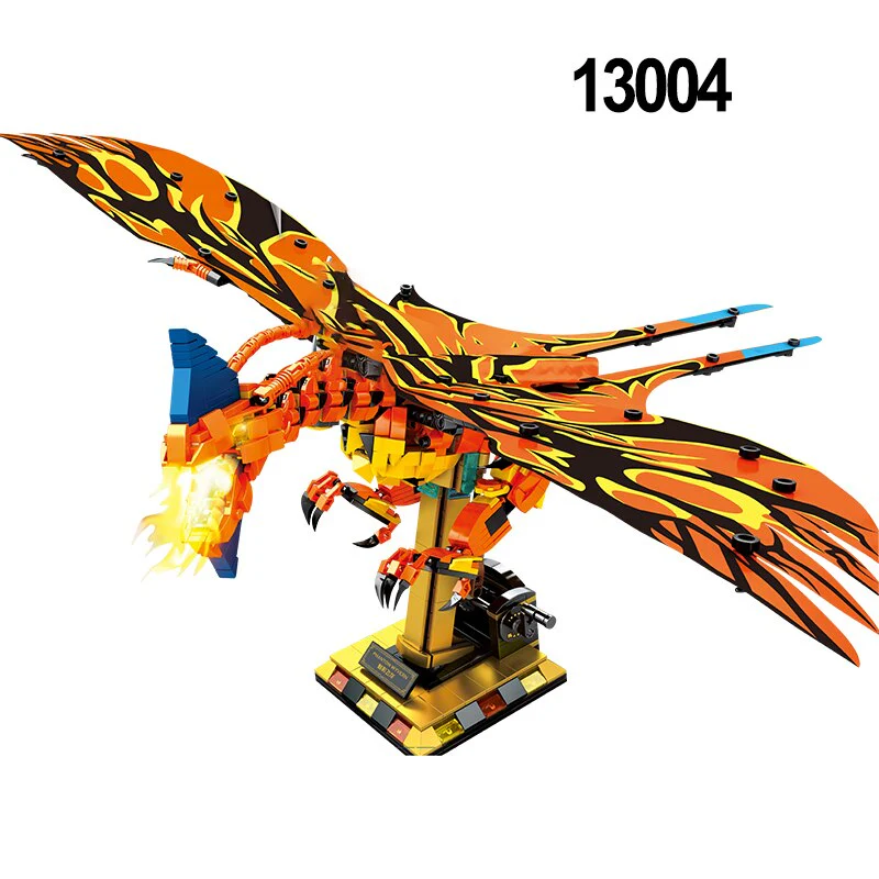 MJi 13003 13004 3005 13006 Puzzle Building Block Dragon Series Figures Creative Collection For Children's Toy - Image 12