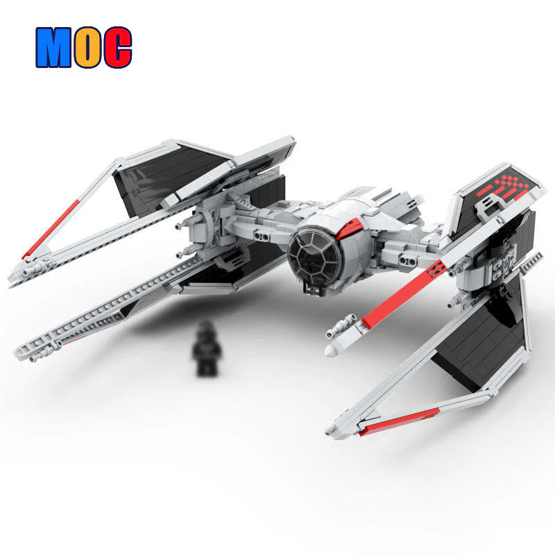 1350pcs MOC-117471 TIE MKII Screamer Interceptor (TIE/sc)