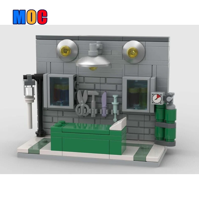 140pcs MOC-115806 Veterinarian's Hospital - A Muppet Theatre Scene