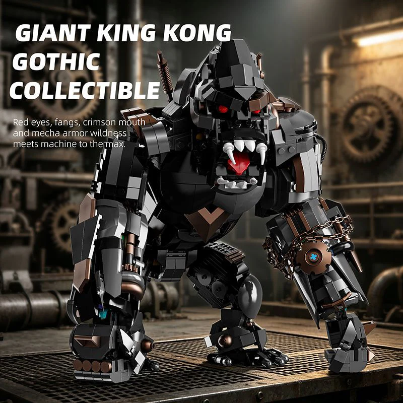 1414pcs YoLeXi 33135 Mecha Chimpanzee - Image 2