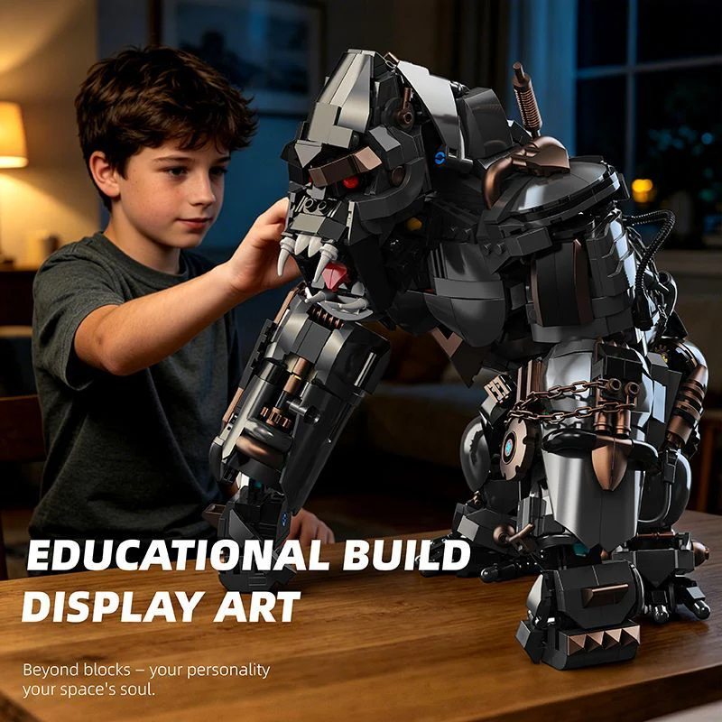 1414pcs YoLeXi 33135 Mecha Chimpanzee - Image 3