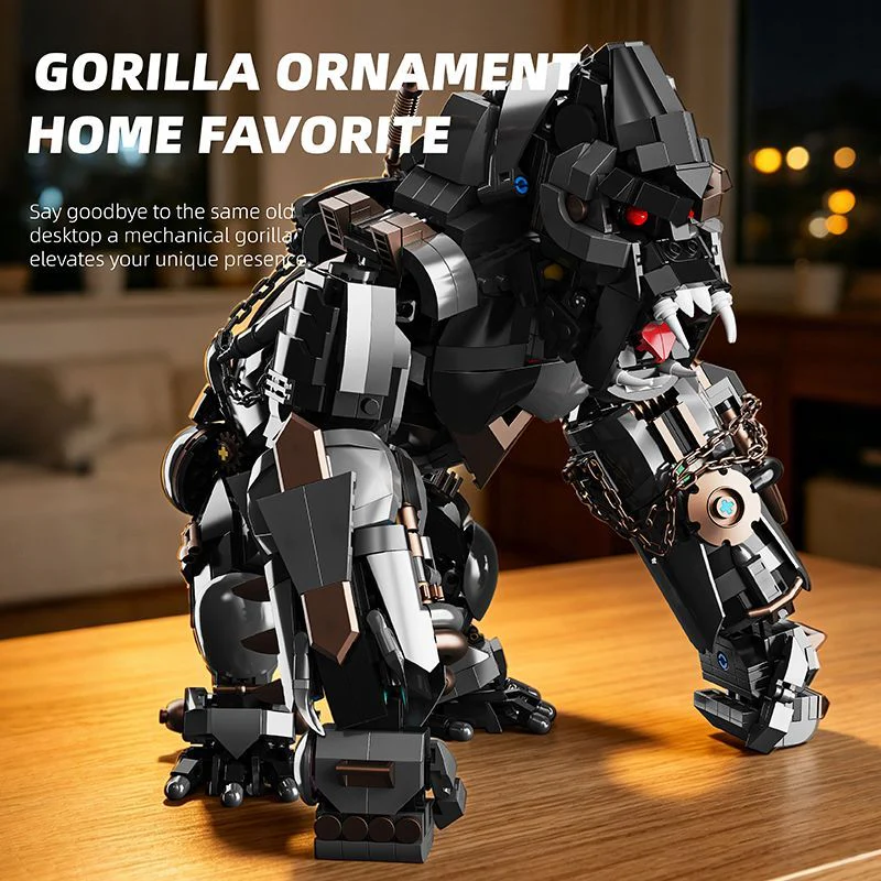 1414pcs YoLeXi 33135 Mecha Chimpanzee - Image 4