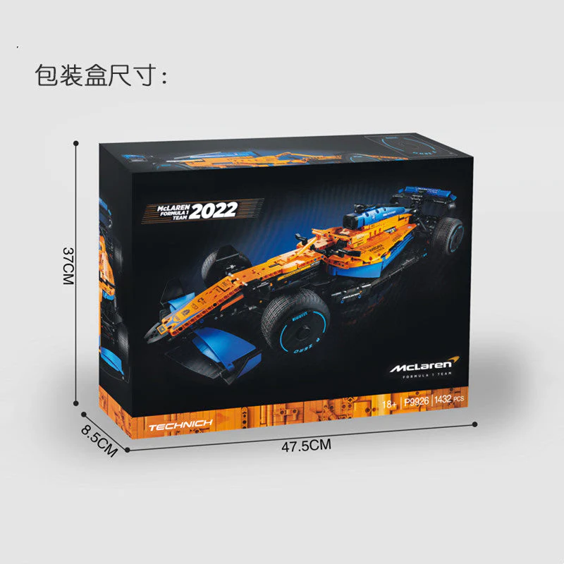 (Ship from European warehouse) 1432PCS McLaren Formula 1 Race Car P9926 - Image 2