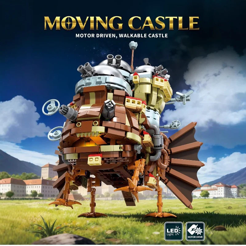 1513pcs DK 7077 Moving Castle