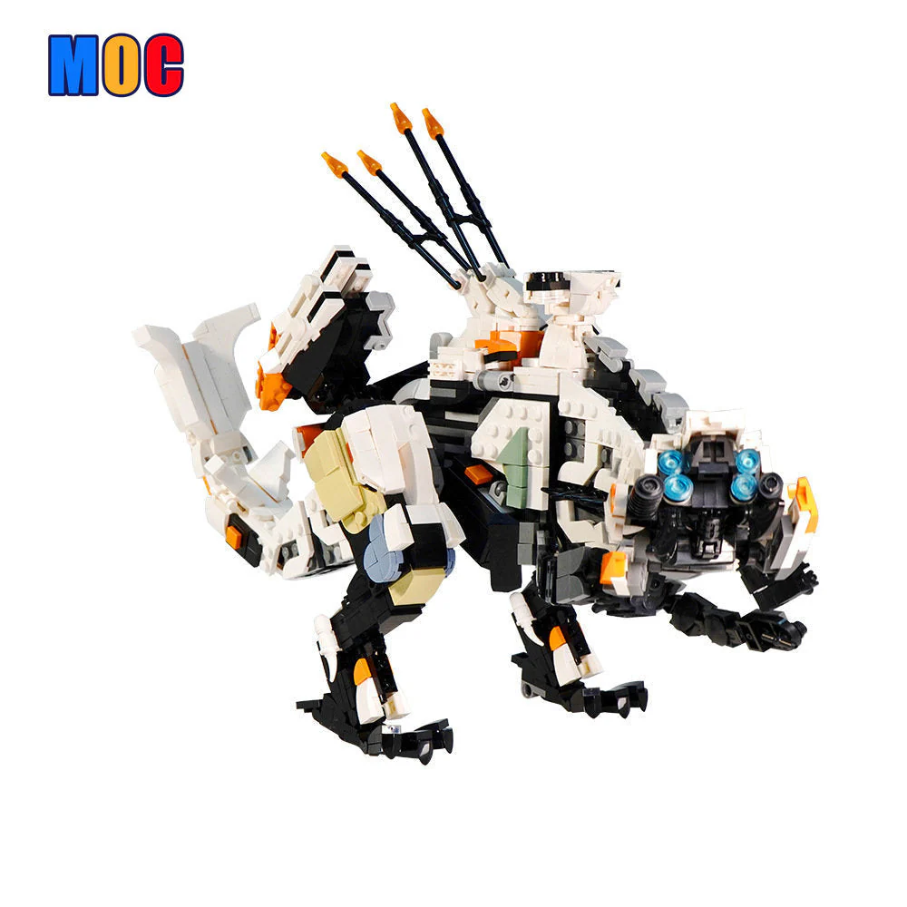 (Gobricks version)1574PCS Horizon Zero Dawn Forbidden West Thunderjaw - Image 2