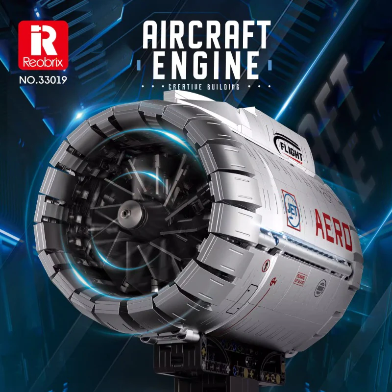 1786pcs Reobrix 33019 Aviation turbofan engine