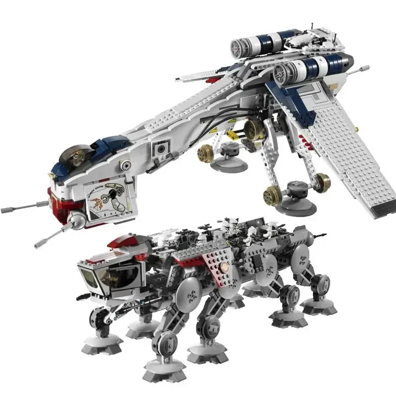 1808pcs Republic Dropship with AT-OT Walker