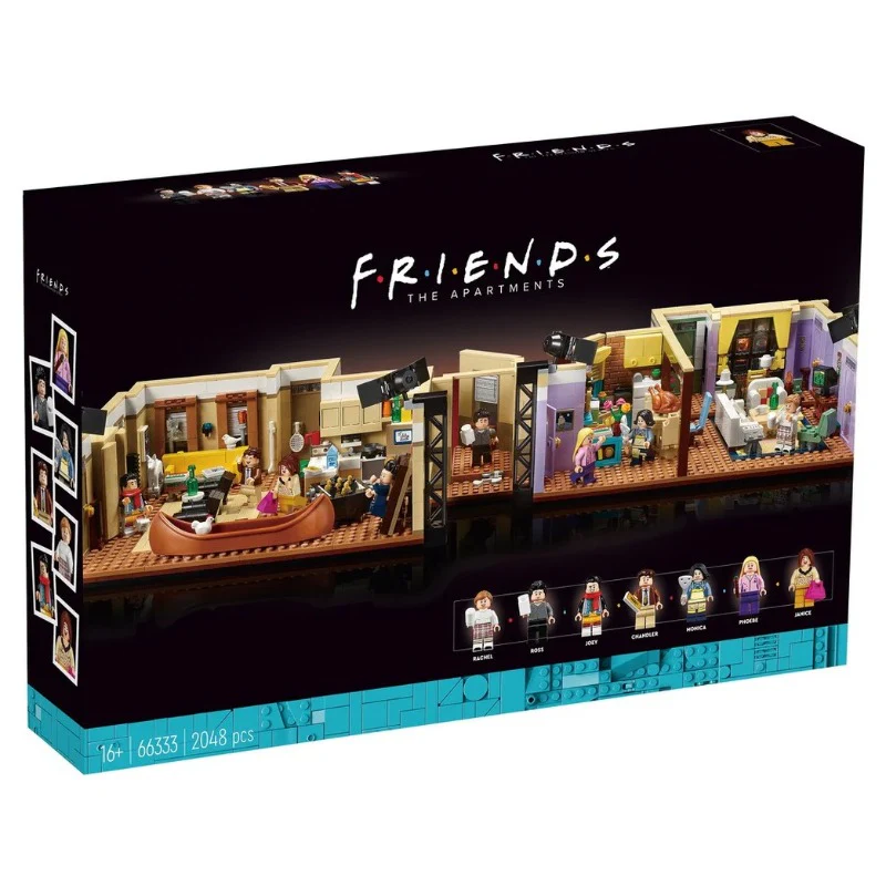 2048PCS 66333 Monica's apartment life