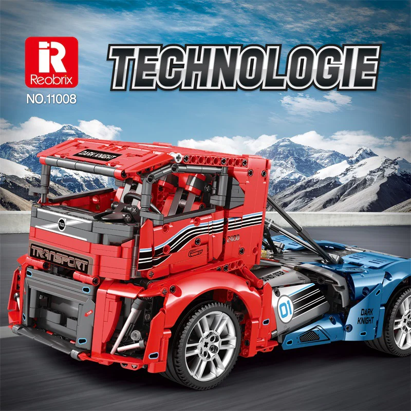 2116PCS RB11008 Reobrix Volvo Iron Knight Truck