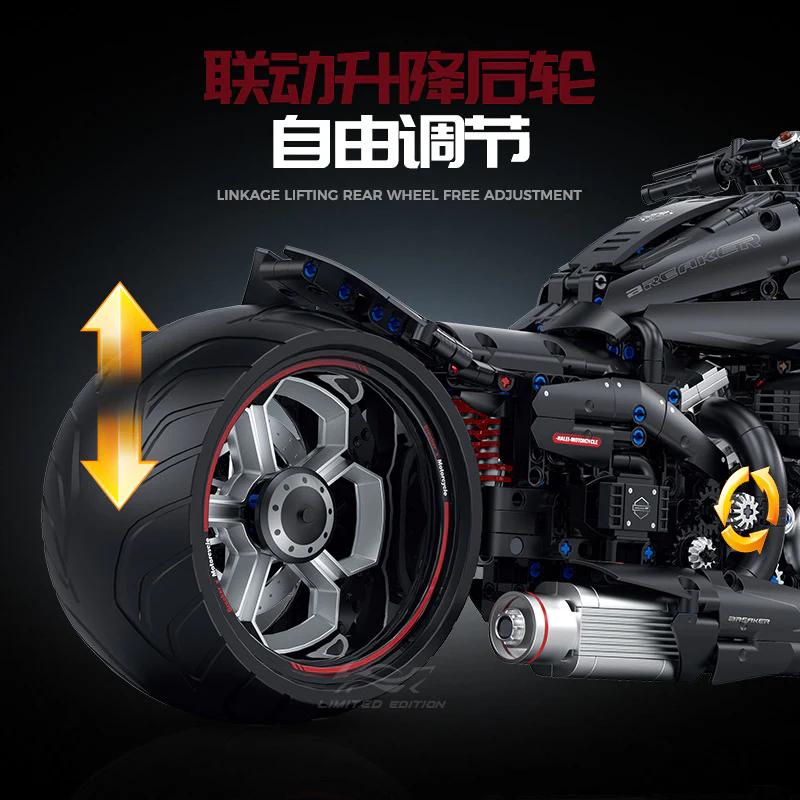 2260 pcs GULY 60521  Harley Davidson Matte Black - Image 4