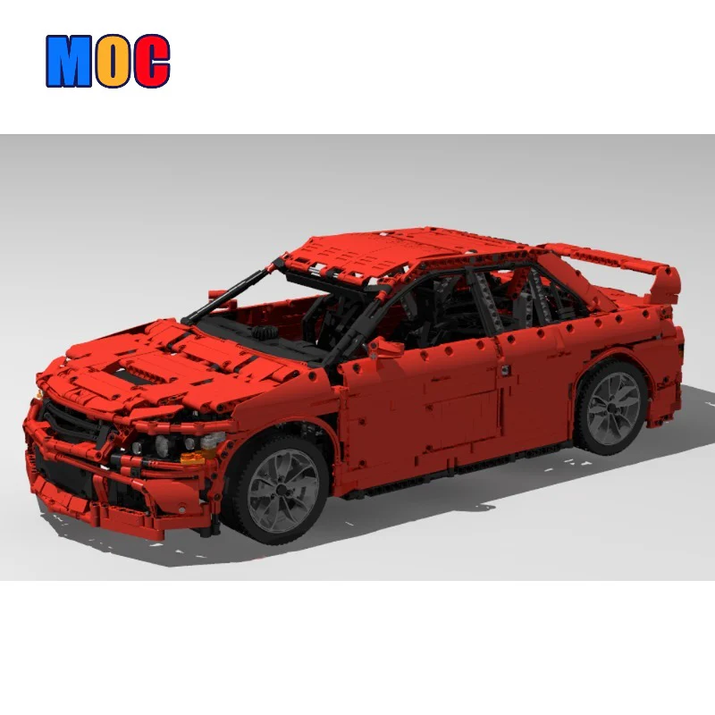 2341pcs MOC-94615 mitsubishi lancer evo 9 1: 8