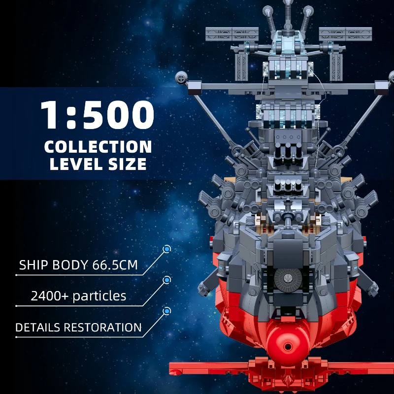 2465pcs JIESTAR JJ58278 Space Battleship Yamato - Image 3