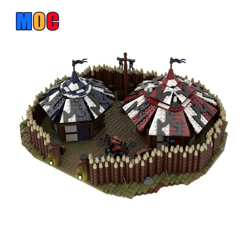 2524pcs MOC-114605 Medieval Mercenary Camp