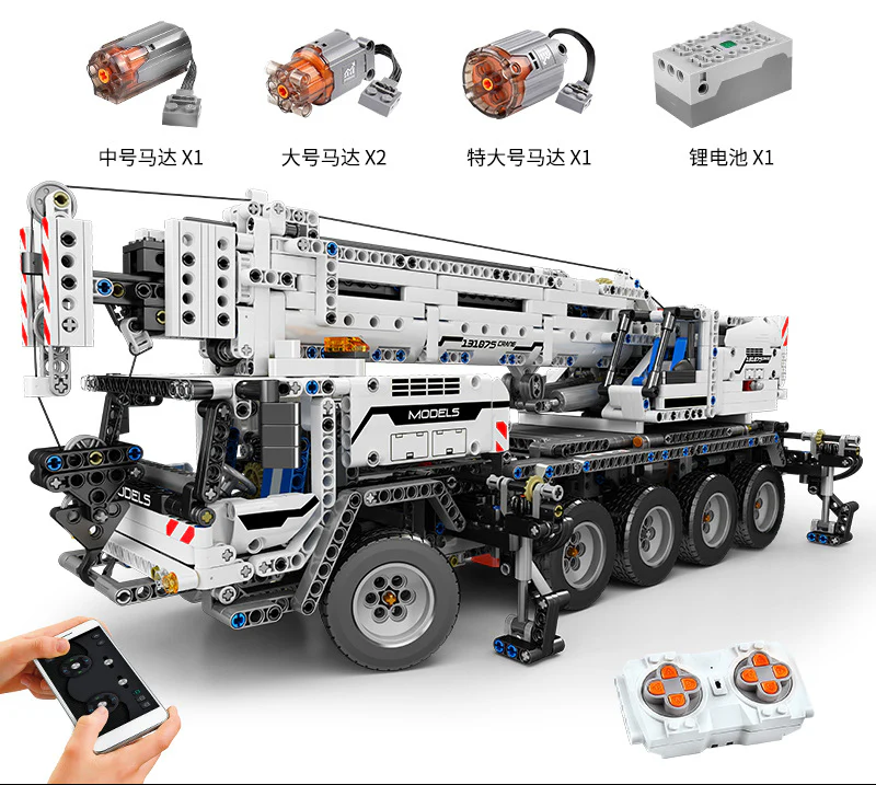 2819PCS Mouldking 17034 17035 Ultimate 42009 Mechanical Crane Moving Crane - Image 16