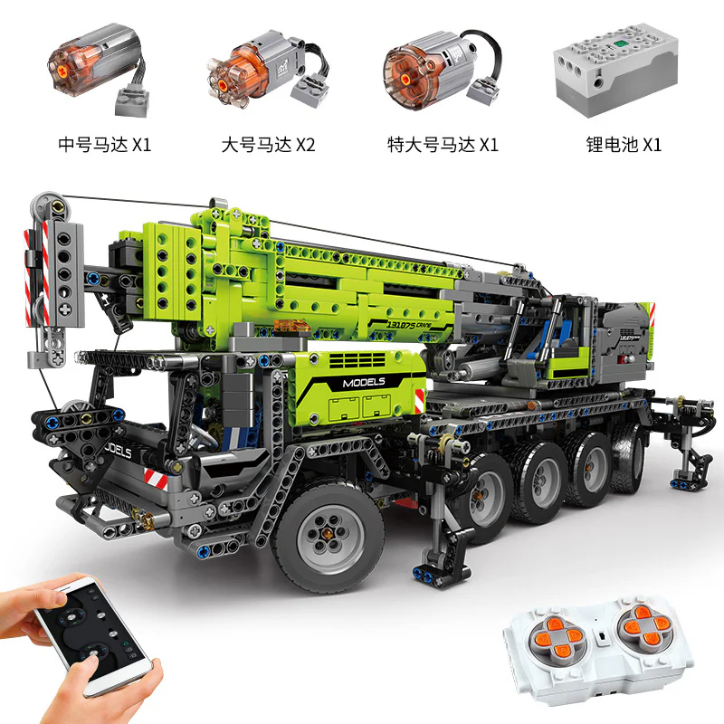 2819PCS Mouldking 17034 17035 Ultimate 42009 Mechanical Crane Moving Crane - Image 5