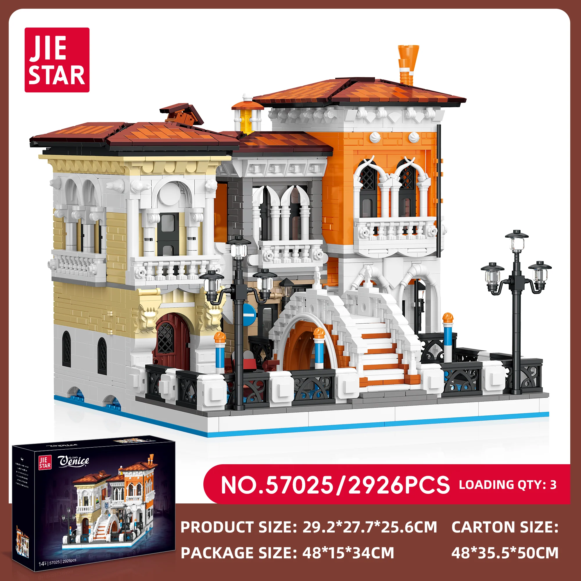 2926pcs JIESTAR JJ57025 Venice - Image 6
