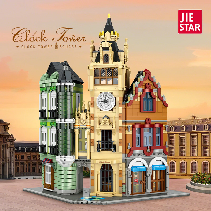 3023pcs JIESTAR Clock Tower Square - Image 2