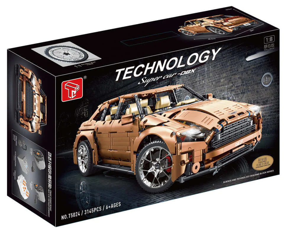 3145 PCS TGL T5024A  Aston Martin DBX 1:8 - Image 3