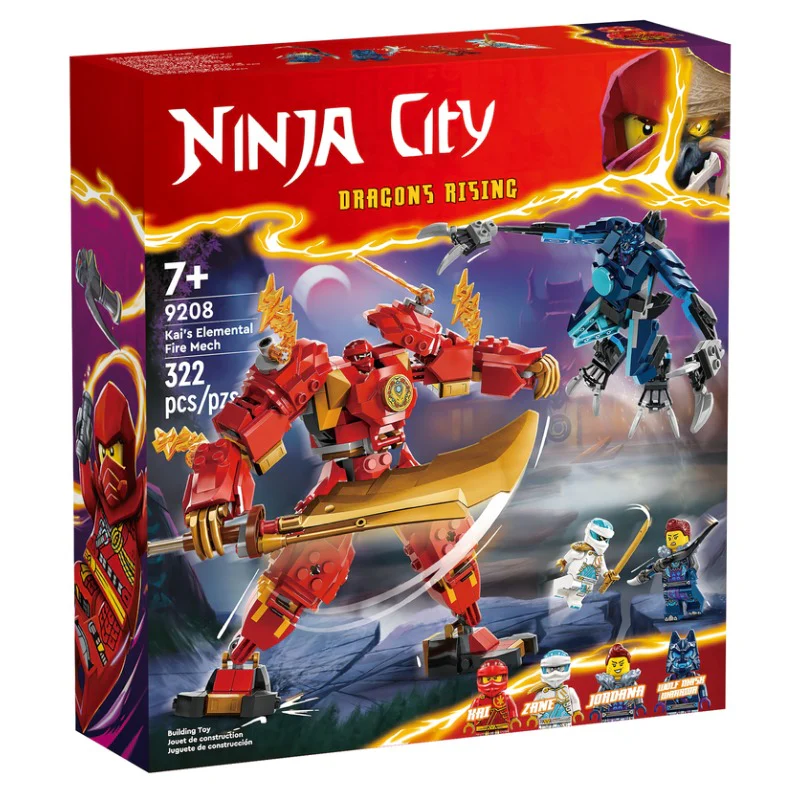 322 pcs Kai's Elemental Fire Mech