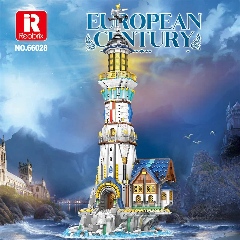 3228 PCS Reobrix 66028 European Century：Lighthouse