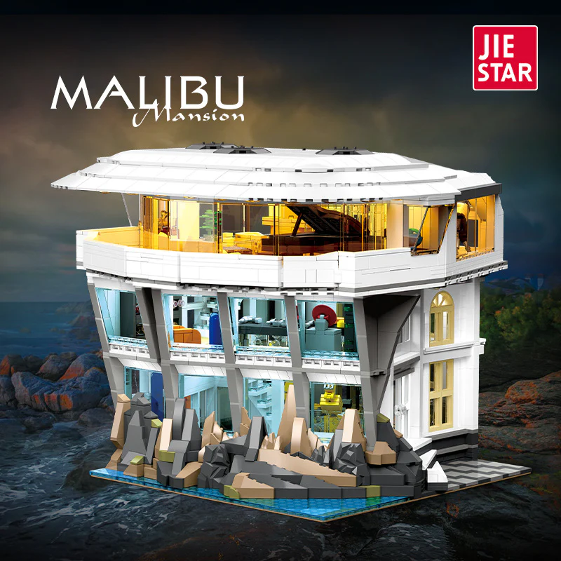3284PCS JIESTAR JJ58280 Malibu Villa [With Lighting Kit] - Image 7