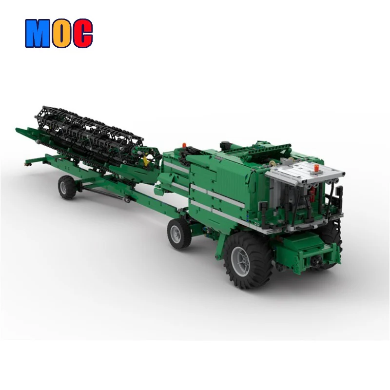 3494pcs MOC-105824 Combine Harvester Full RC (DEUTZ-FAHR TopLiner 4080HTS)