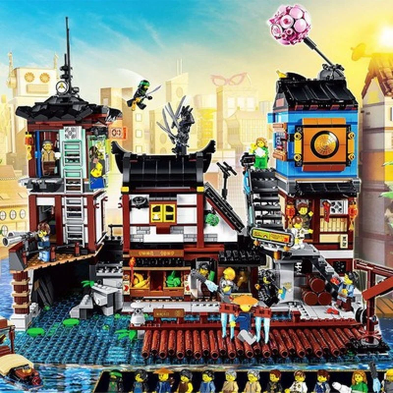 3553pcs King89066 NINJAGO City Docks - Image 2