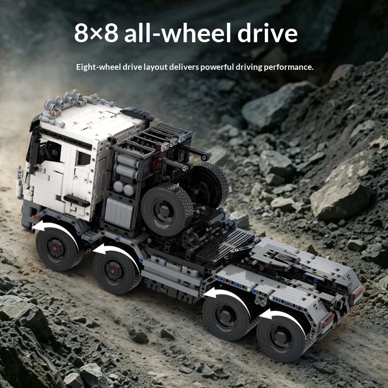 3611pcs Ubricks All-Terrain Rescue Truck 1:17 （only PDF Instruction） - Image 3