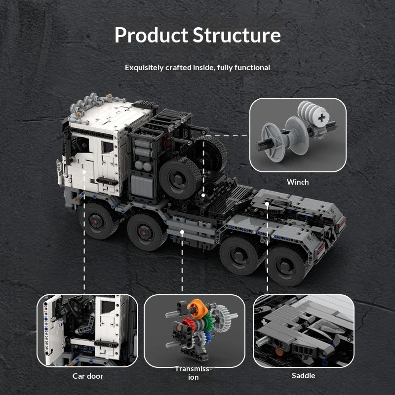 3611pcs Ubricks All-Terrain Rescue Truck 1:17 （only PDF Instruction） - Image 4