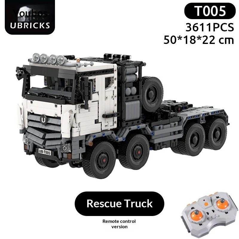 3611pcs Ubricks All-Terrain Rescue Truck 1:17 （only PDF Instruction） - Image 8
