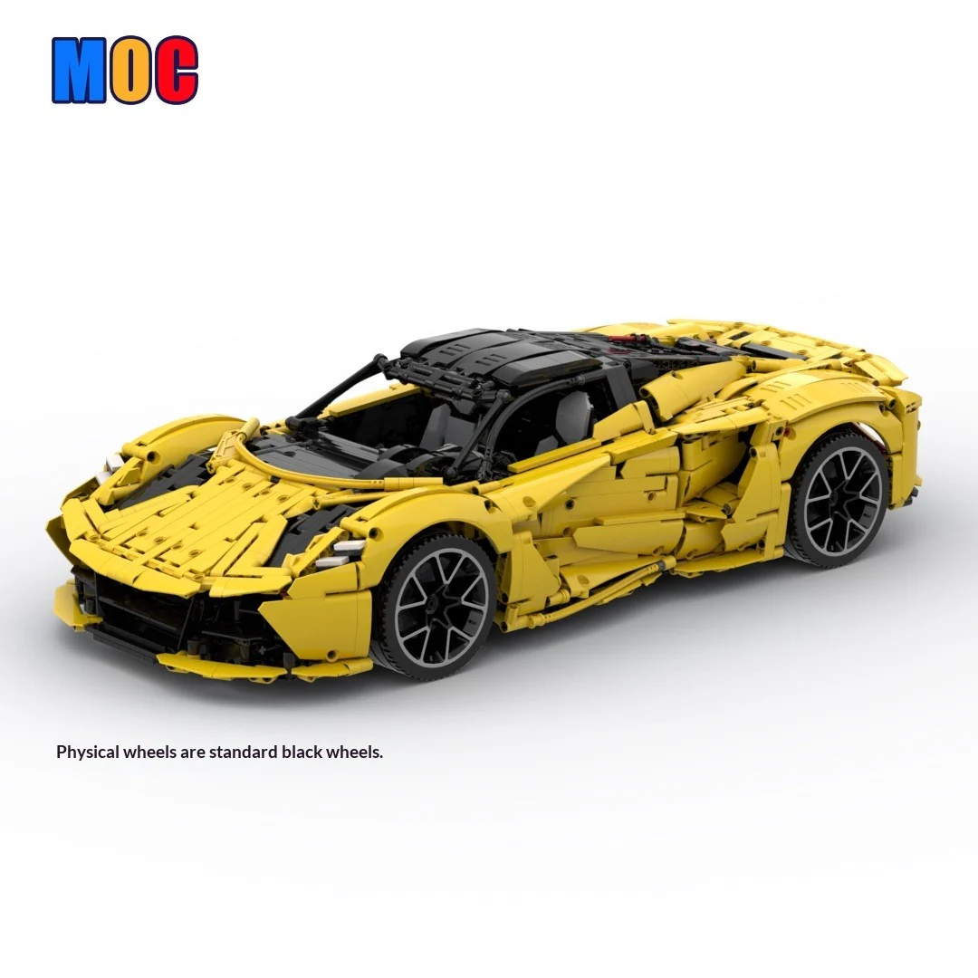 3715pcs MOC-204960 Supercar Lotus Evija (1:8 RC)