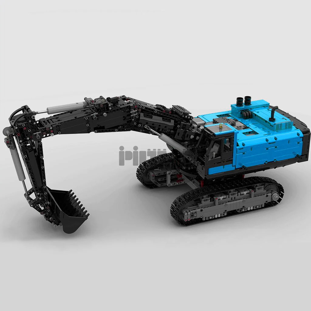 3944pcs MOC43636 Electric Remote Control Model Assembly for Excavator Engineering Vehicle - Image 25