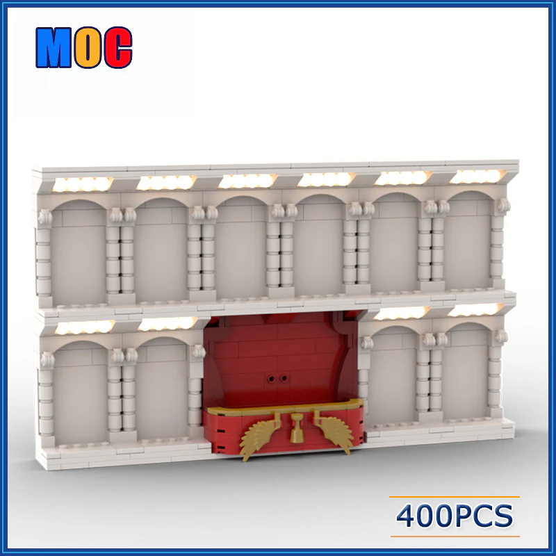400pcs MOC-116529 Muppets Minifigure display stand