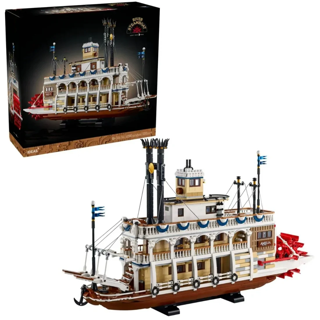 4090 pcs River Steamboat