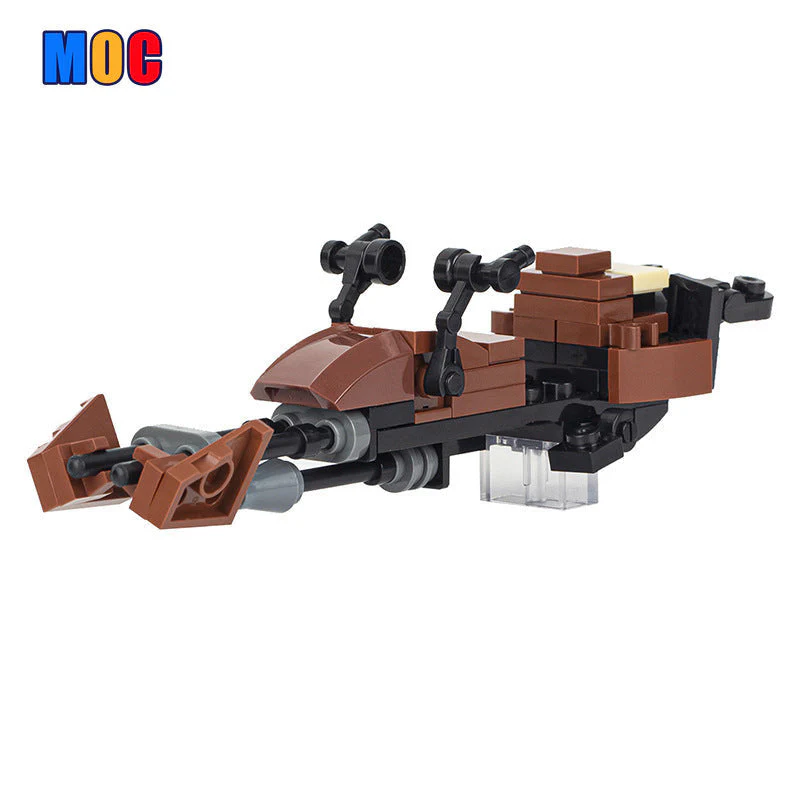 45+PCS MOC2009-A MOC2025 614-AvA Scout Trooper Speeder Bike The Mandalorian Flying Bike Tusken Raider Compatible Minifigure