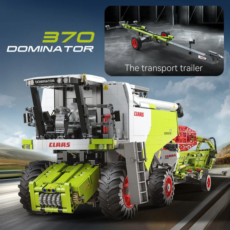 (Ship from European warehouse)4567 pcs CaDA C61508 CLAAS Dominator 370 1:17 Dynamic version - Image 10