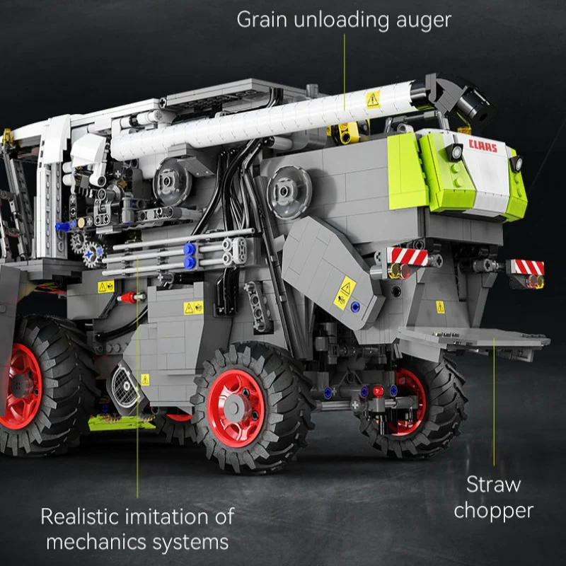 (Ship from European warehouse)4567 pcs CaDA C61508 CLAAS Dominator 370 1:17 Dynamic version - Image 14