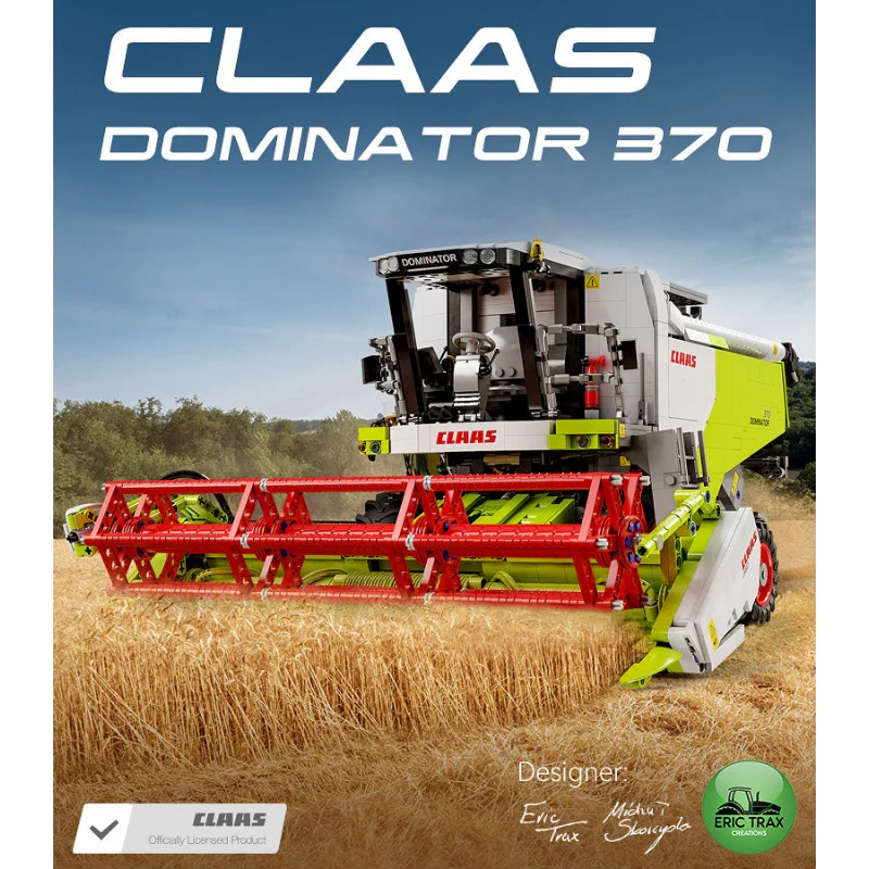 (Ship from European warehouse)4567 pcs CaDA C61508 CLAAS Dominator 370 1:17 Dynamic version - Image 6
