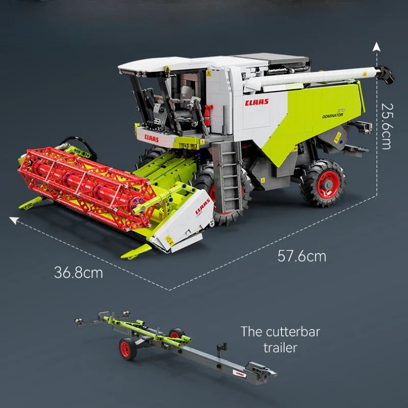 (Ship from European warehouse)4567 pcs CaDA C61508 CLAAS Dominator 370 1:17 Dynamic version - Image 7