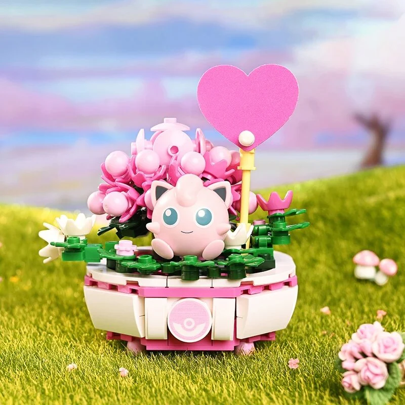5 styles keepley Pokemon Home Decoration Plant Potted Flower - Image 11