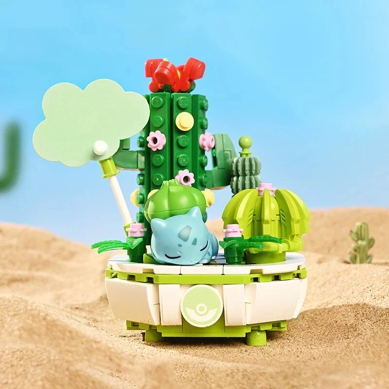 5 styles keepley Pokemon Home Decoration Plant Potted Flower - Image 6