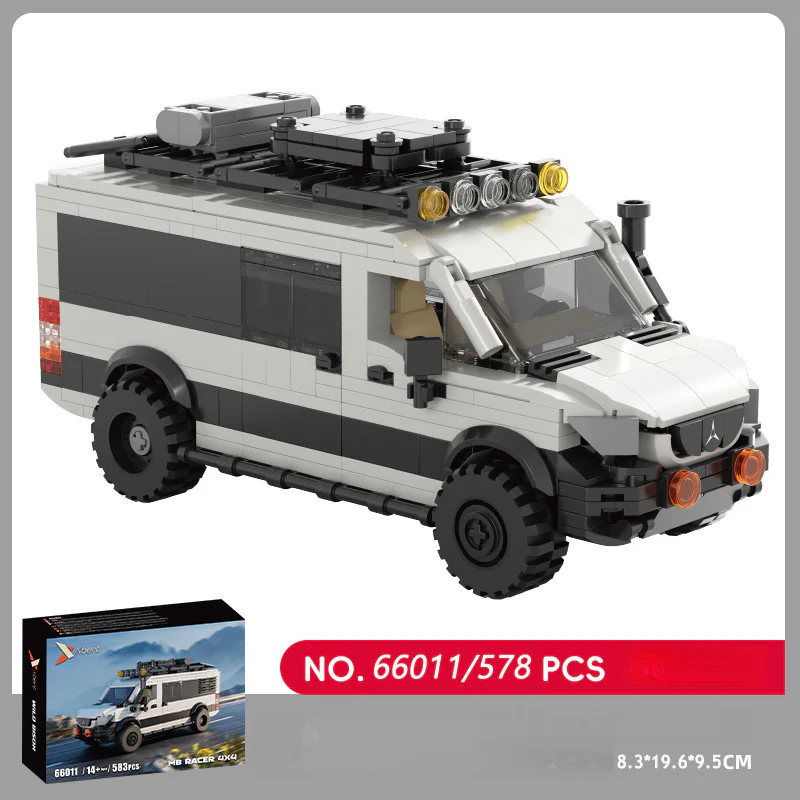 578pcs JIESTAR 66011 MB Racer 4X4